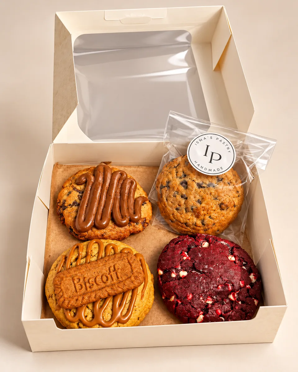 Caja original de cookies surtidas de ISMA’S PASTRY